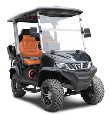 Tara Explorer Evolution Lithium Lifted Golf Cart BLACK SAPPHIRE